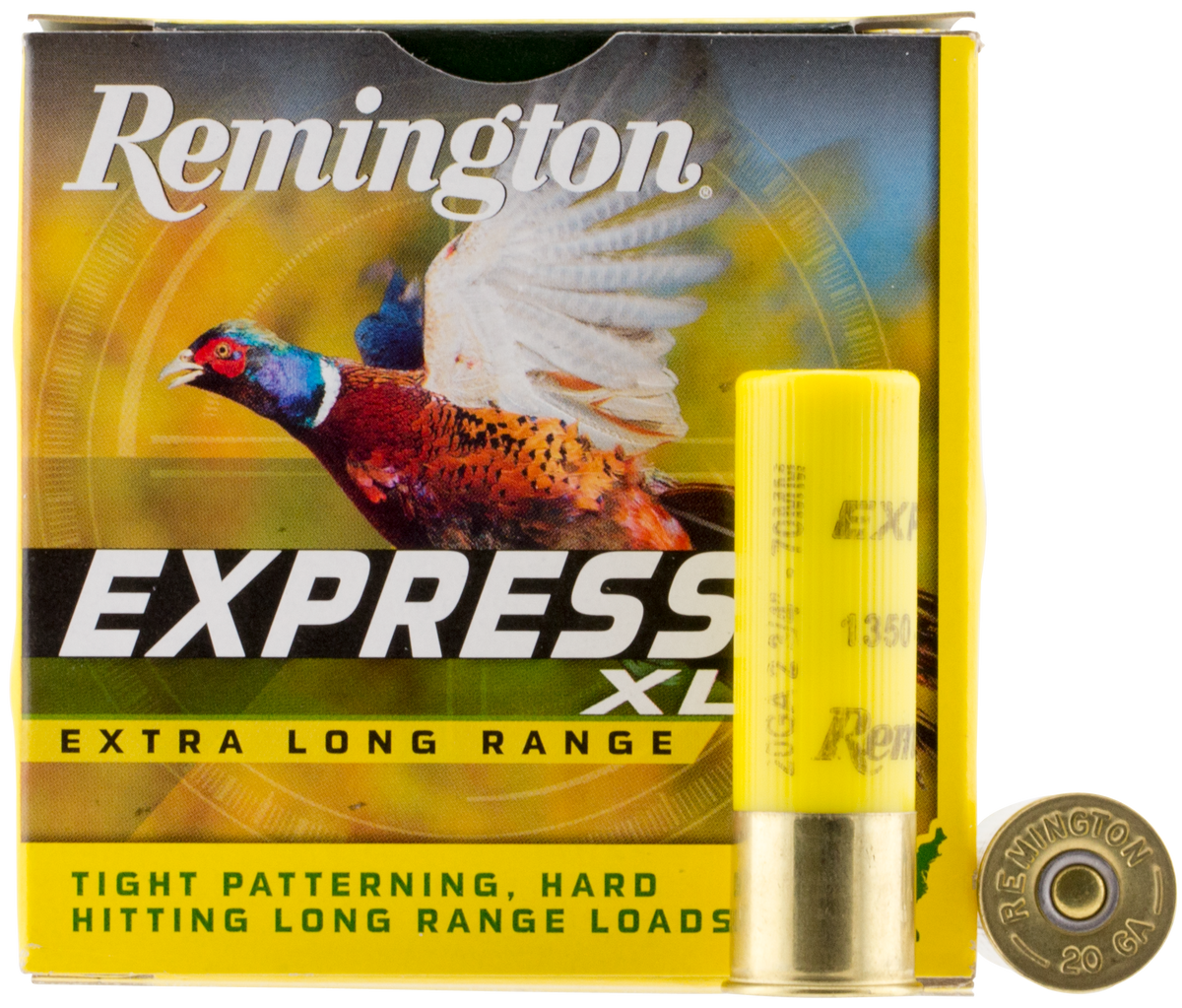 Remington Ammunition Express XLR 20 Gauge 2.75" 7/8 oz #7.5 Shot 25 Rd - Box or Case