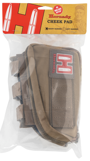 Hornady Gun Cheek Piece Tan Cordura 5rd Right Hand Padded Rifle Stock Pad