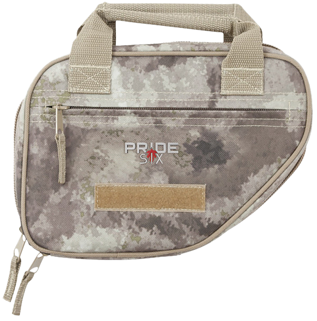 Tac Six Battalion Handgun Case 10" Tan/A-TACS AU Neoprene Holds 1