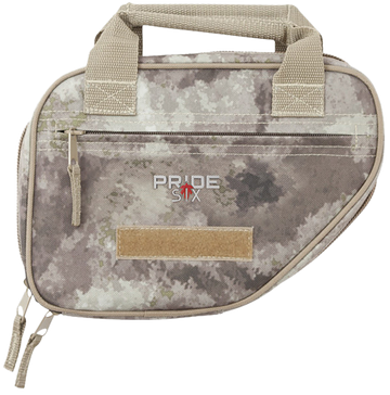 Tac Six Battalion Handgun Case 10" Tan/A-TACS AU Neoprene Holds 1