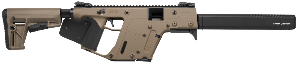 Kriss USA Vector CRB Gen2 9mm Luger 16" 10+1 Semi-Auto Rifle - Flat Dark Earth - CA Compliant