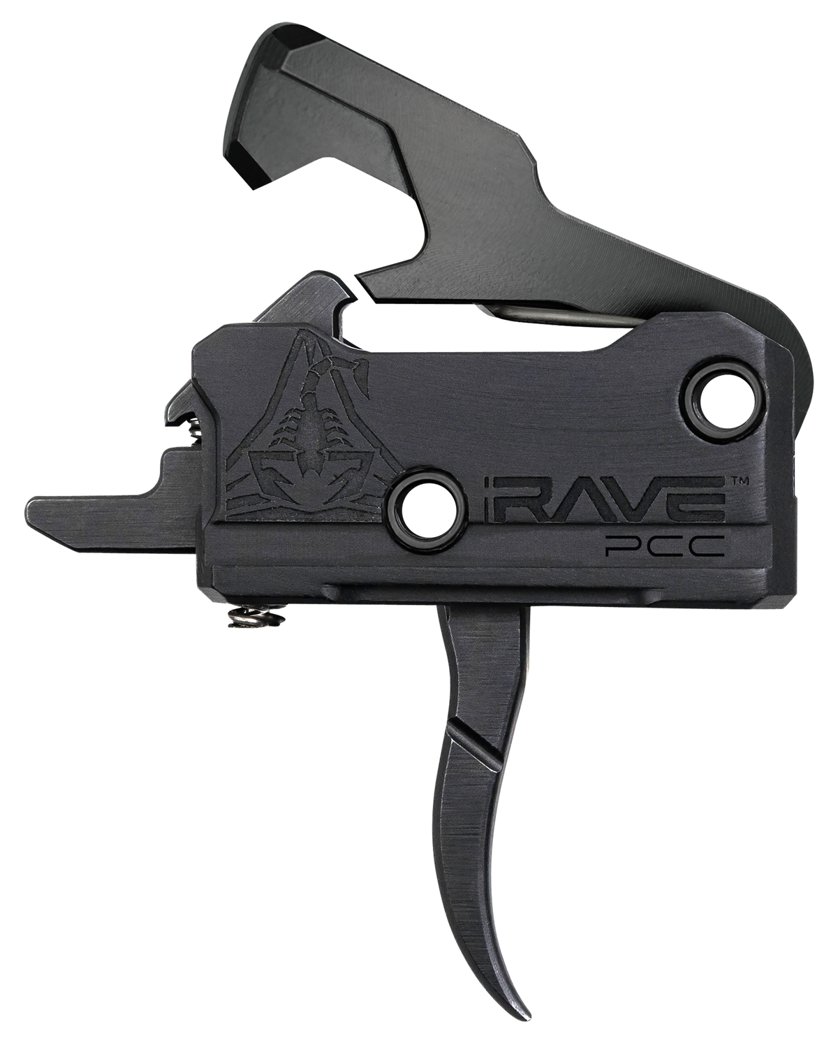 Rise Armament Rave PCC Single-Stage Curved Trigger 3.5 lbs Black Nitride AR-Platform