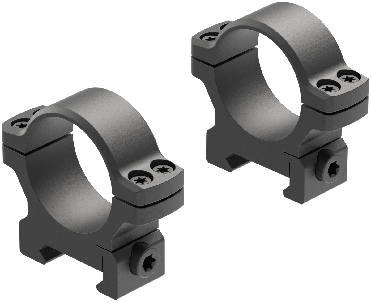 Leupold BackCountry Cross-Slot 30mm Low Matte Black Aluminum Scope Ring Set