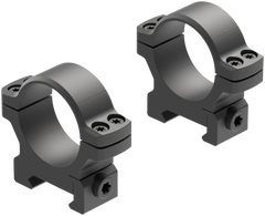 Leupold BackCountry Cross-Slot 30mm Low Matte Black Aluminum Scope Ring Set