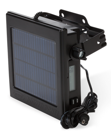 Moultrie Power Panel MCA-13302 12V Solar Battery Pack for Moultrie Game Cameras 2007 and Newer - Black