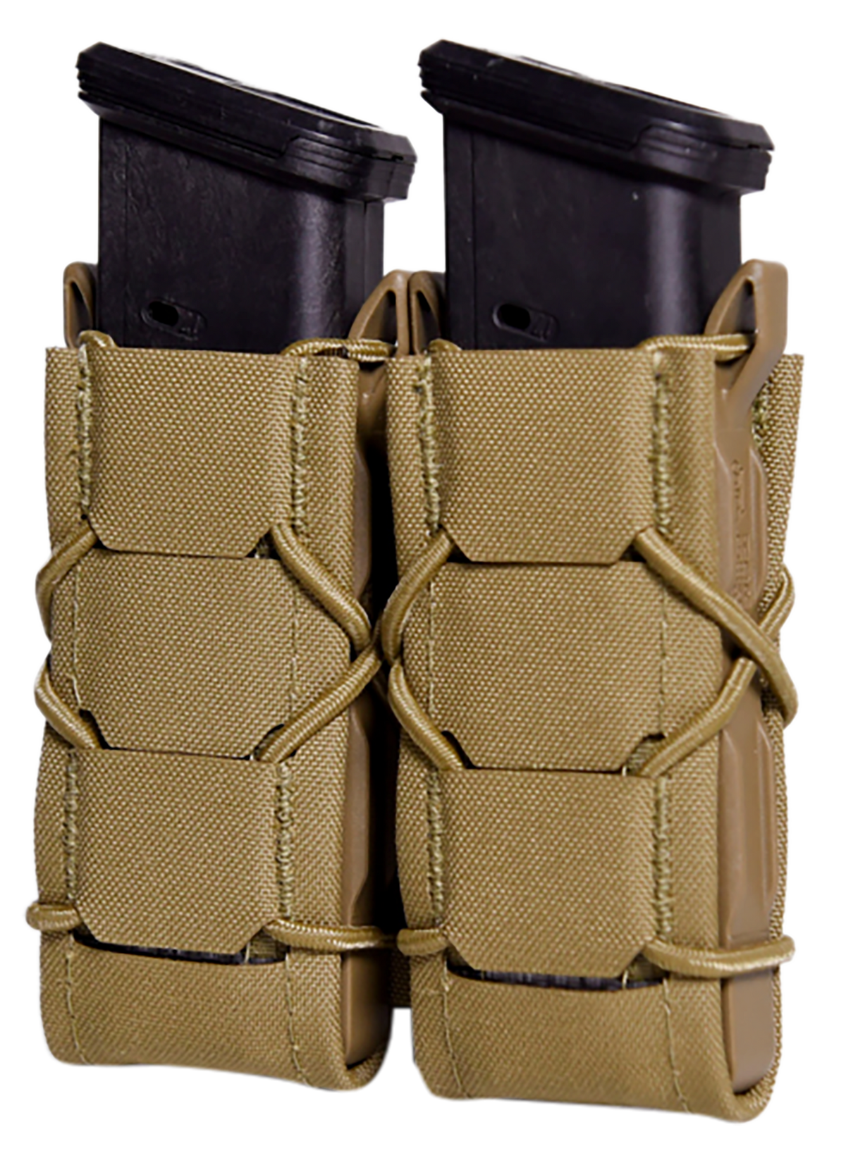High Speed Gear TACO Gen 2 Double Pistol Mag Pouch Coyote Brown Nylon MOLLE
