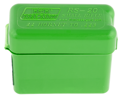 MTM Case-Gard RL2010 Belt Style 20-Round Ammo Box Green Polypropylene - Multi-Caliber