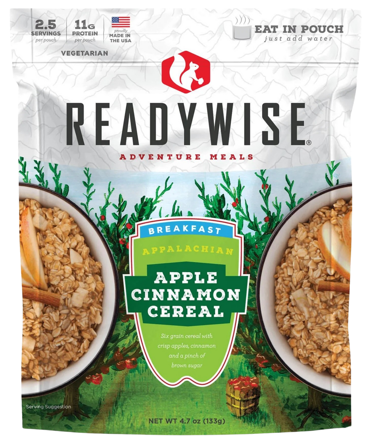 Wise Foods Apple Cinnamon Cereal 2.5 Servings 6 Per Case