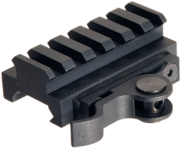 AimShot MT61172 Picatinny Quick Release Mount 1.56" Aluminum Matte Black