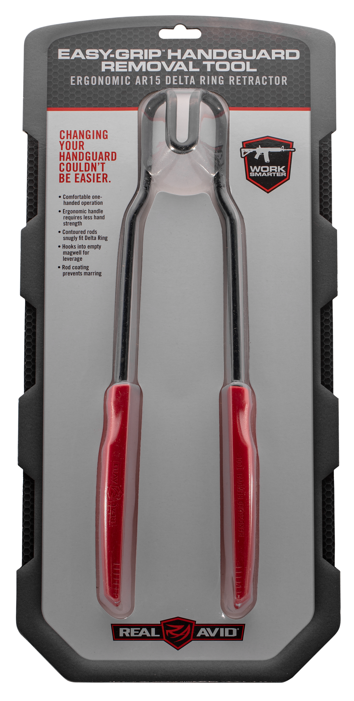 Real Avid Easy Grip Handguard Removal Tool AR-15/M16 Red Rubber Handle