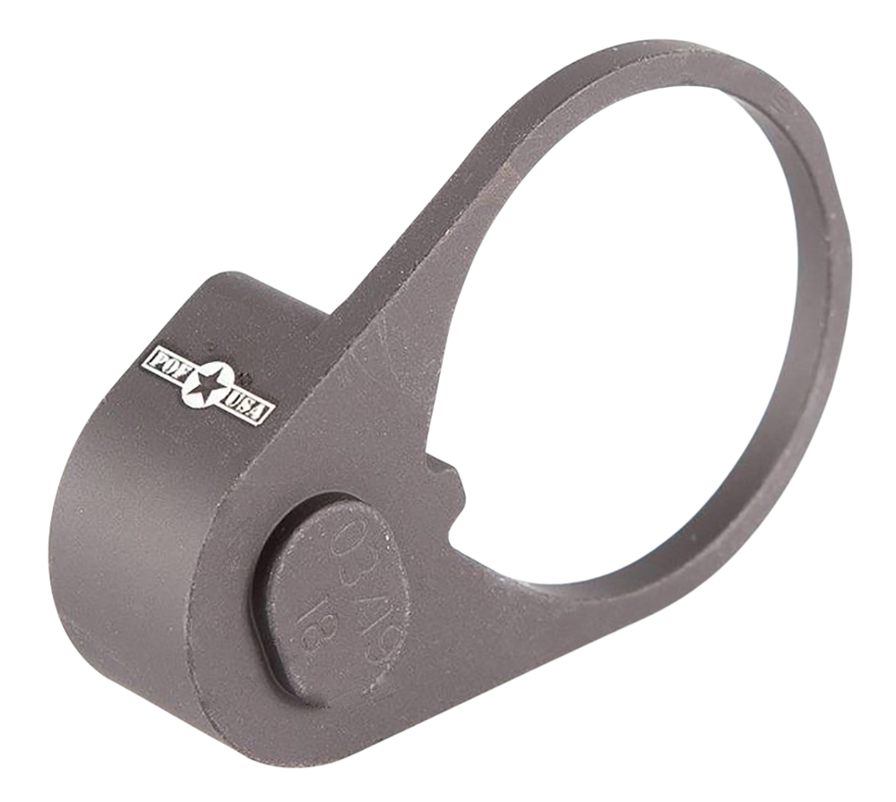 Patriot Ordnance Factory 01606 Revolution Lo-Profile QD Sling End Plate - Black 6061-T6 Aluminum