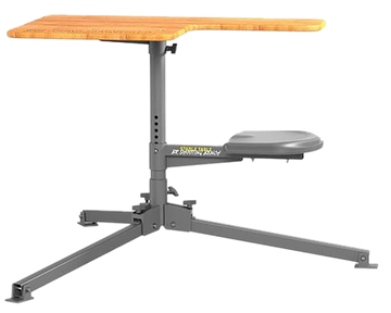 Caldwell Stable Table BR Shooting Bench 45x28 Laminated Red Oak