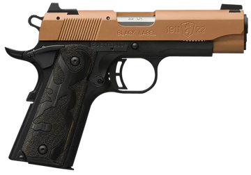 Browning 1911-22 Black Label Compact 22 LR 3.63" 10+1 Semi-Auto Pistol - Copper Cerakote