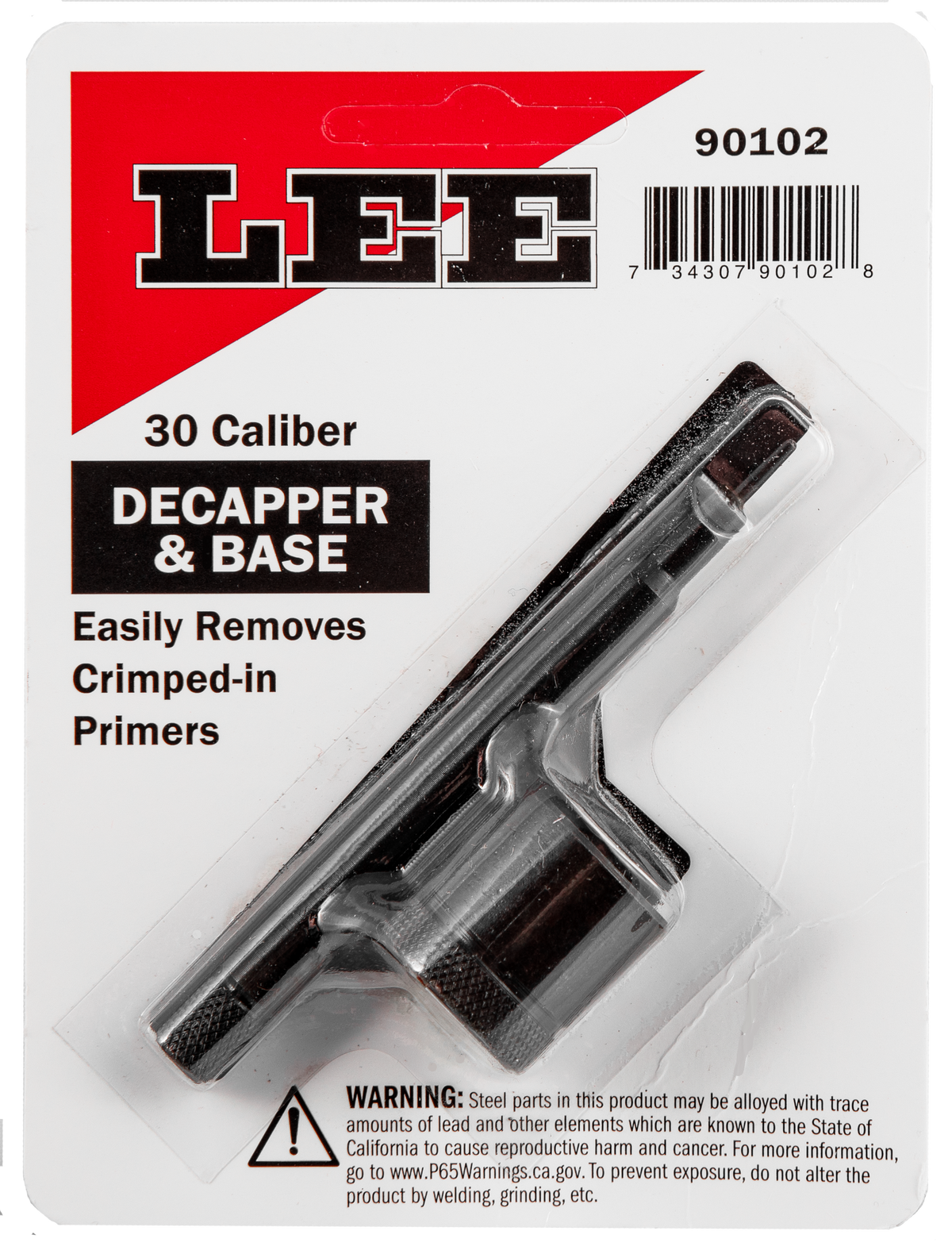Lee 90103 Decapper & Base 22 Caliber
