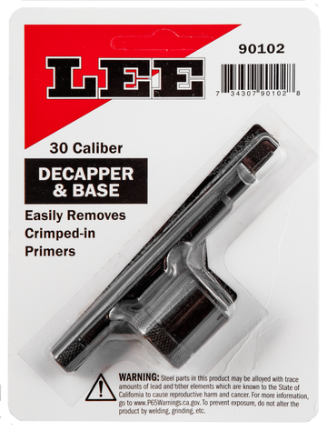 Lee 90103 Decapper & Base 22 Caliber