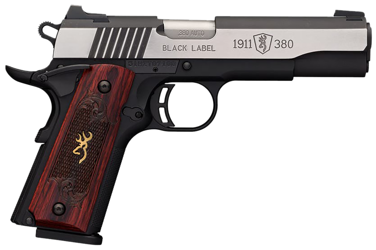 Browning 1911-380 Black Label Medallion Pro 380 ACP 4.25" 8+1 SAO Pistol
