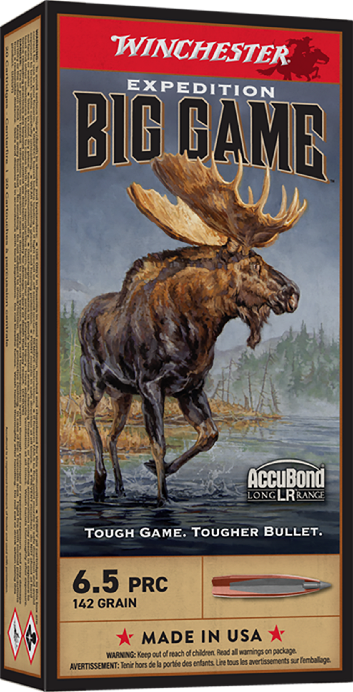 Winchester Ammo Expedition Big Game Long Range 6.5 PRC 142gr Nosler AccuBond Long Range - Box or Case