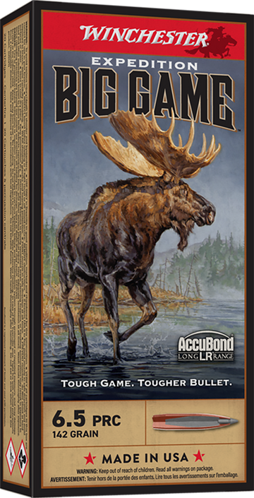 Winchester Ammo Expedition Big Game Long Range 6.5 PRC 142gr Nosler AccuBond Long Range - Box or Case