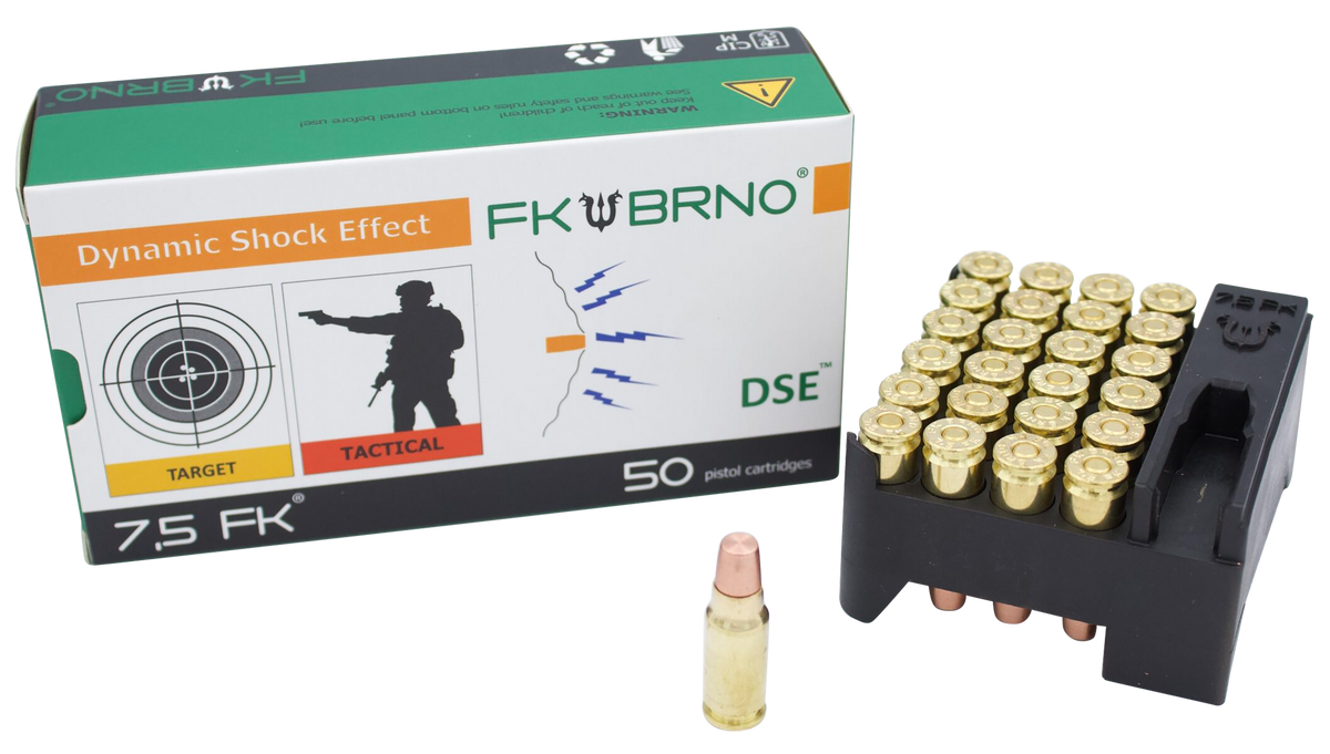 FK Brno US F9 7.5 FK 101gr Copper Flat Nose 50 Rd Box/500 Rd Case - Box or Case