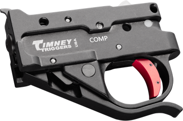Timney Triggers 10222CCOMP Replacement Trigger Compact 2.75 lb Drop-In Fits Ruger 10/22 - Black/Red