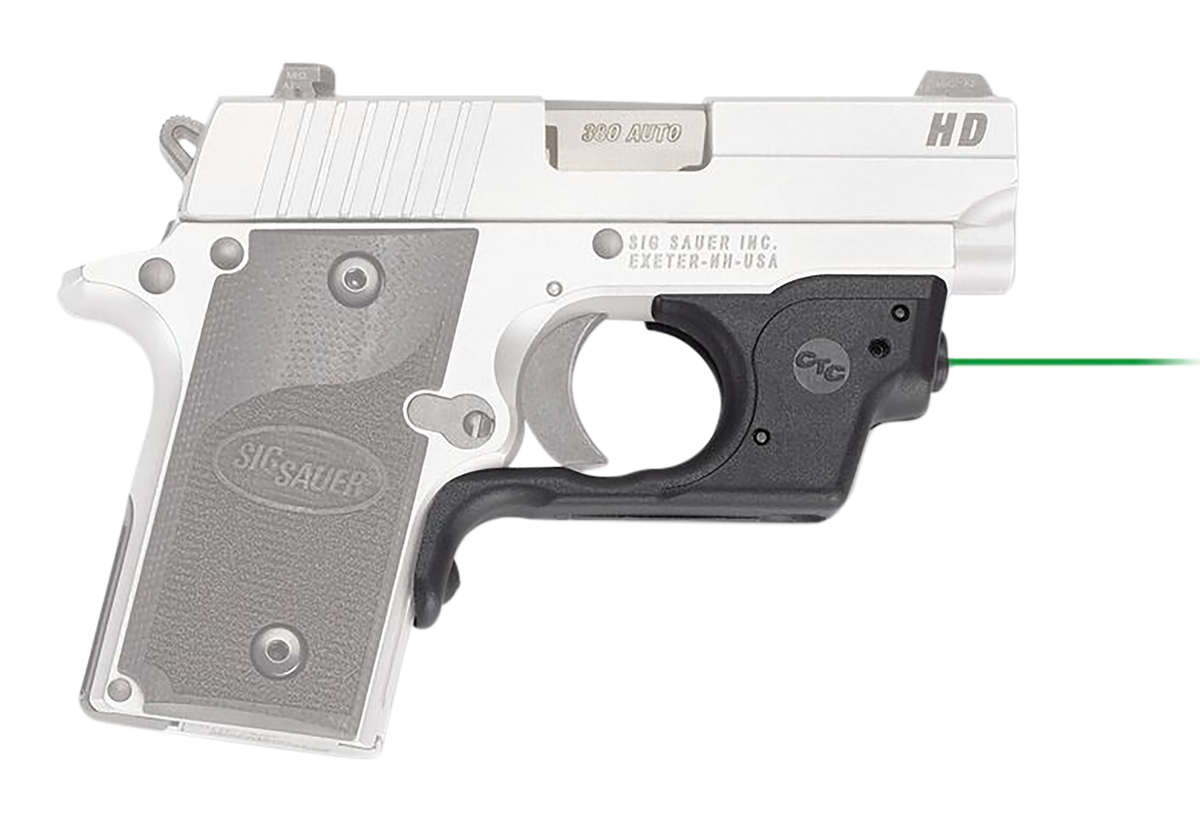 Crimson Trace Laserguard LG-492G Sig P238/P938 Green Laser Black Polymer