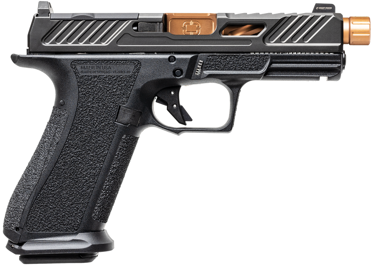 Shadow Systems XR920 Elite 9mm Luger 4.5" 10+1 Semi-Auto Pistol - Black/Bronze
