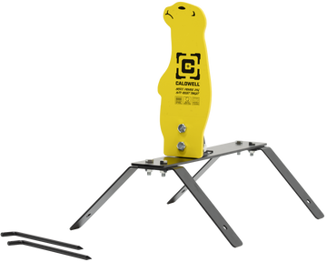Caldwell AR500 Prairie Dog Auto Reset Rifle Steel Target - Yellow