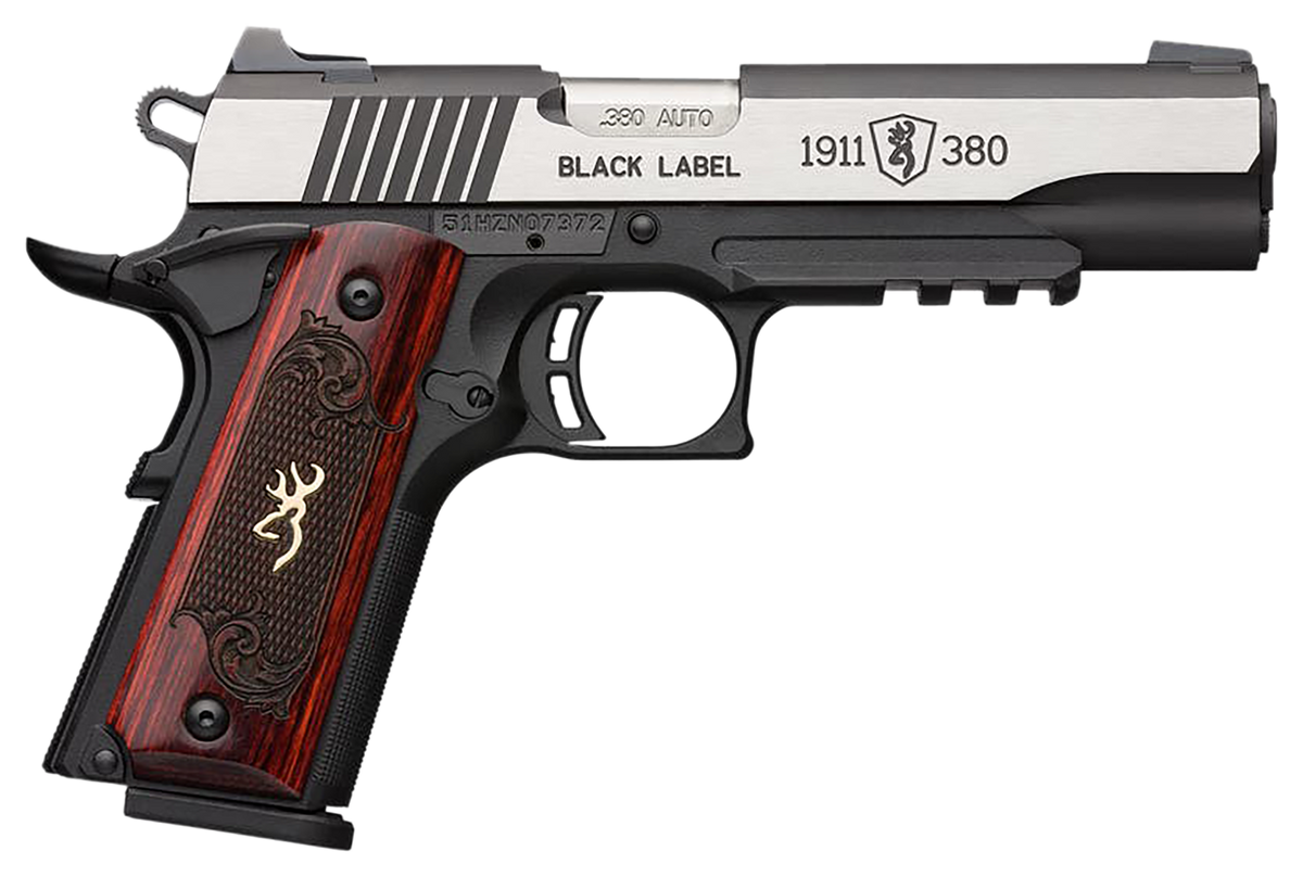 Browning 1911-380 Black Label Medallion Pro .380 ACP 3.63" 8+1 Semi-Auto Pistol
