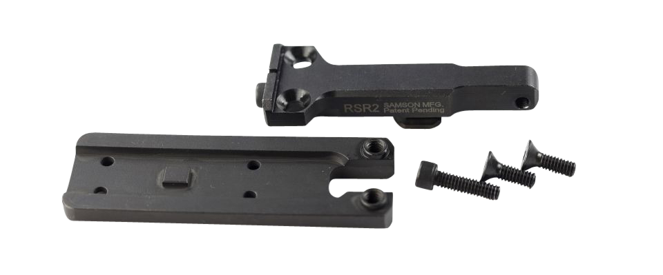 Samson RSR2 Low Profile AK Rear Sight Rail - Micro T1/T2 Mount - Black