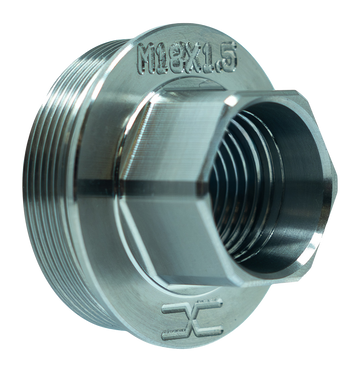 Faxon Firearms M18x1.5 Direct Thread to HUB Adapter - Titanium