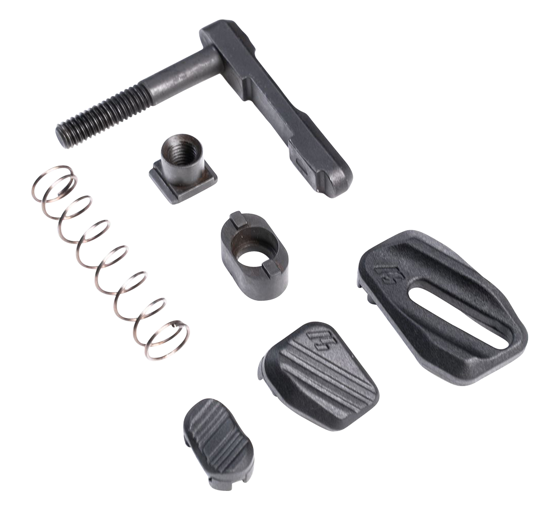 Strike Industries ARMMR Modular Magazine Release - Black Steel w/ Polymer Button - AR-Platform
