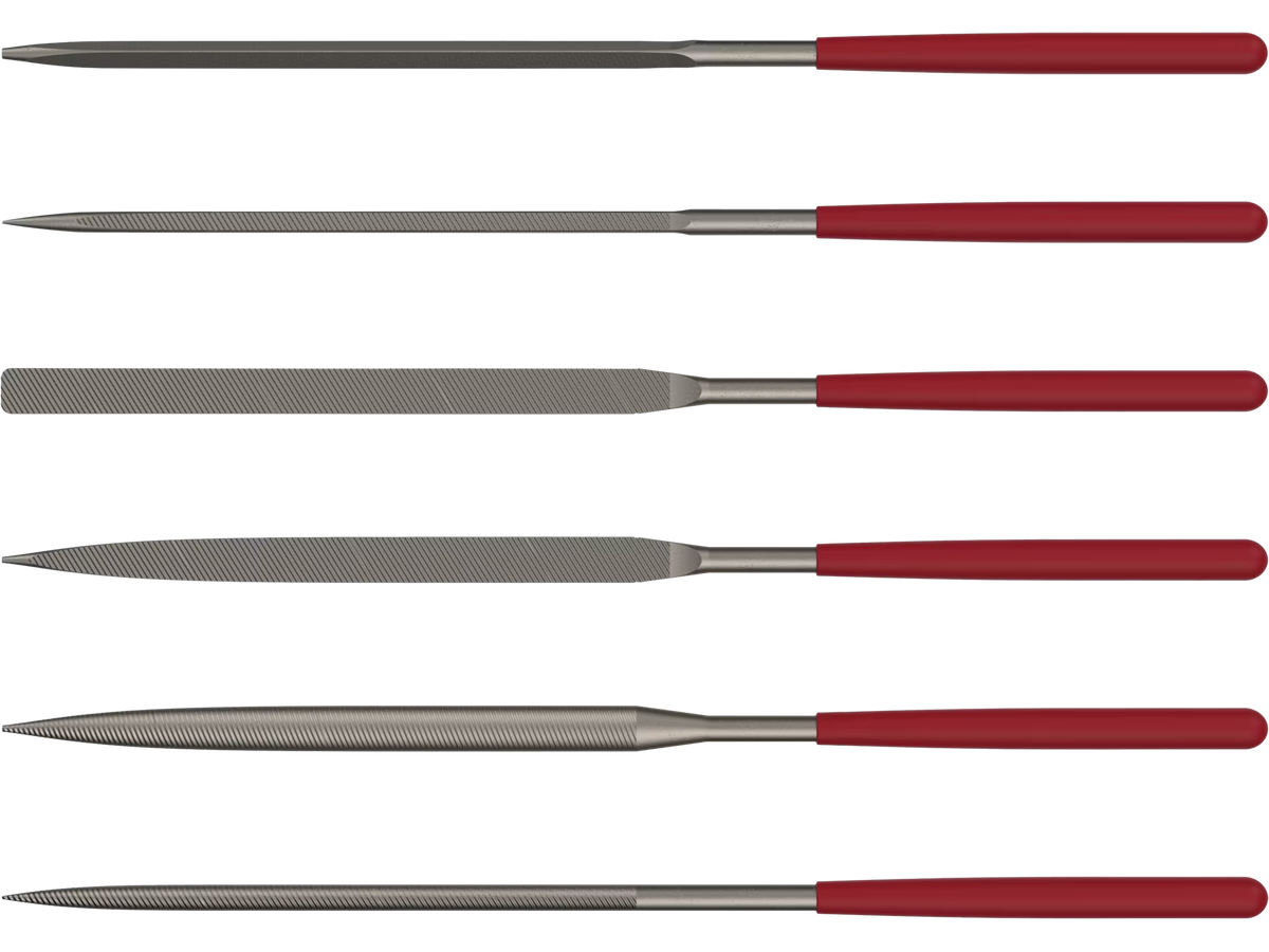 Birchwood Casey GSFS Gunsmithing File Set 5.5" Carbon Steel 6-Piece