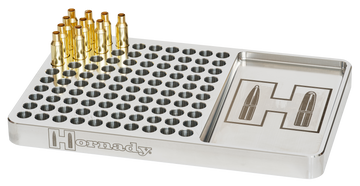 Hornady Aluminum Reloading Block 100-Round Red - 30-06/308/6.5 Creedmoor