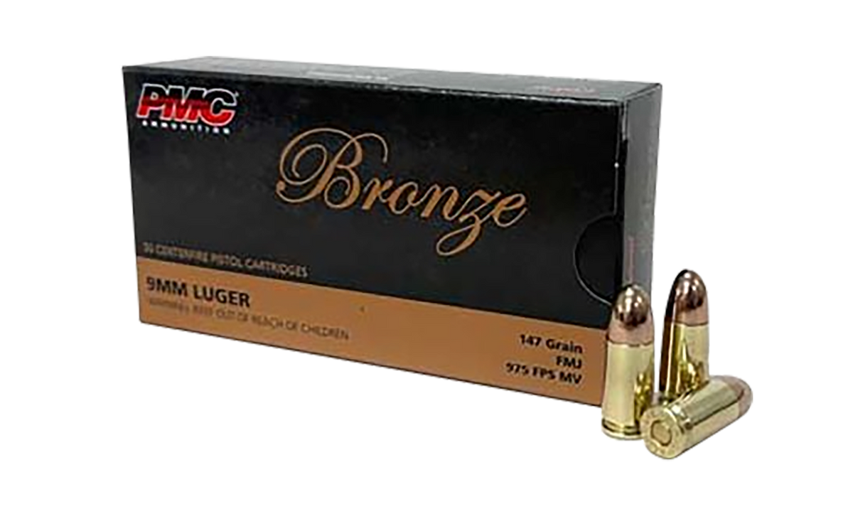 PMC 9H 9mm Luger 147gr Full Metal Jacket - Box or Case