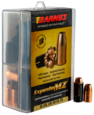 Barnes Bullets Expander MZ 50 Cal 250gr Muzzleloader Hollow Point 24-Rd Box