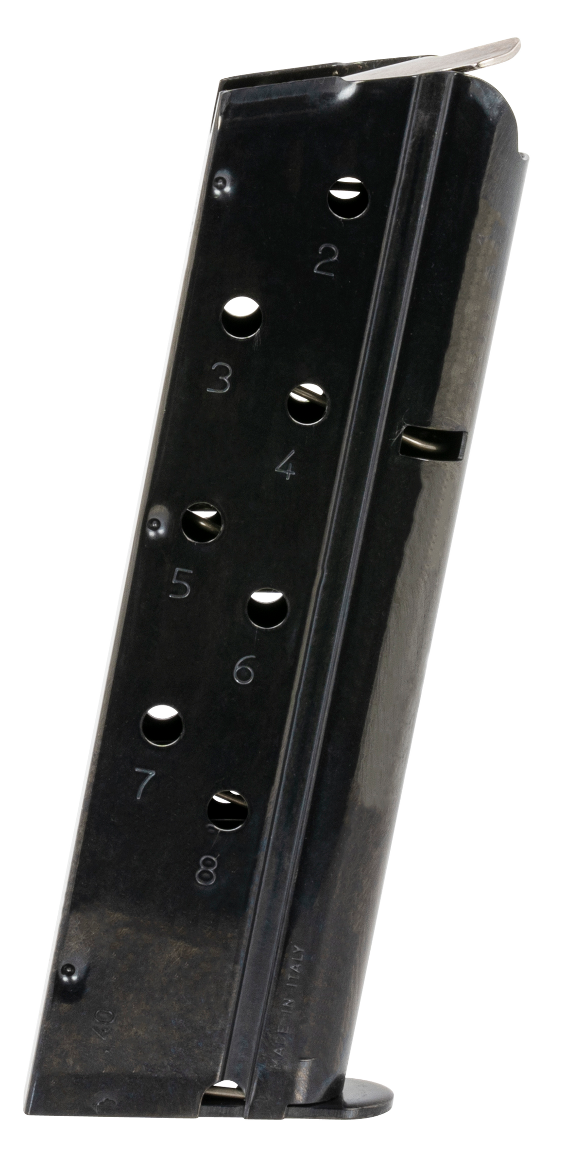 Mec-Gar 1911 Government 40 S&W 8rd Blued Carbon Steel Magazine