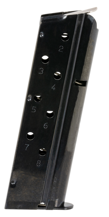 Mec-Gar 1911 Government 40 S&W 8rd Blued Carbon Steel Magazine