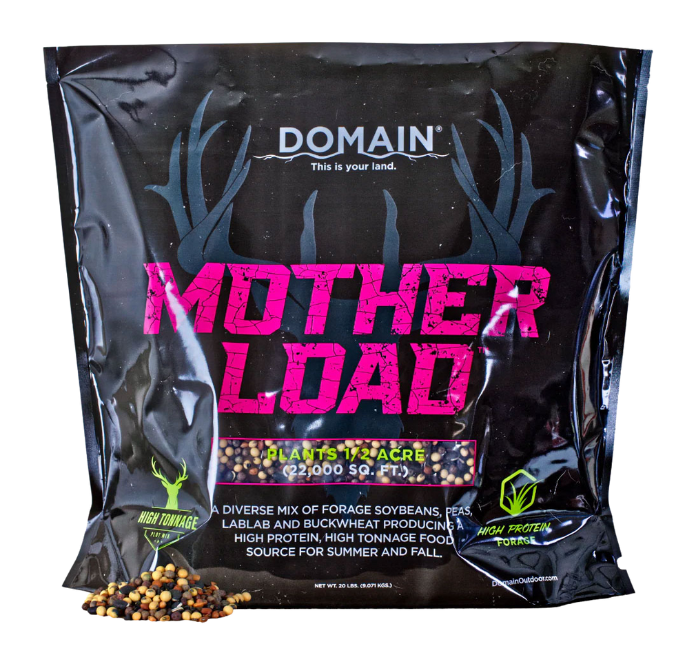 Domain Outdoor Mother Load 20 lb Deer Food Plot Seed Mix - 1/2 Acre Coverage
