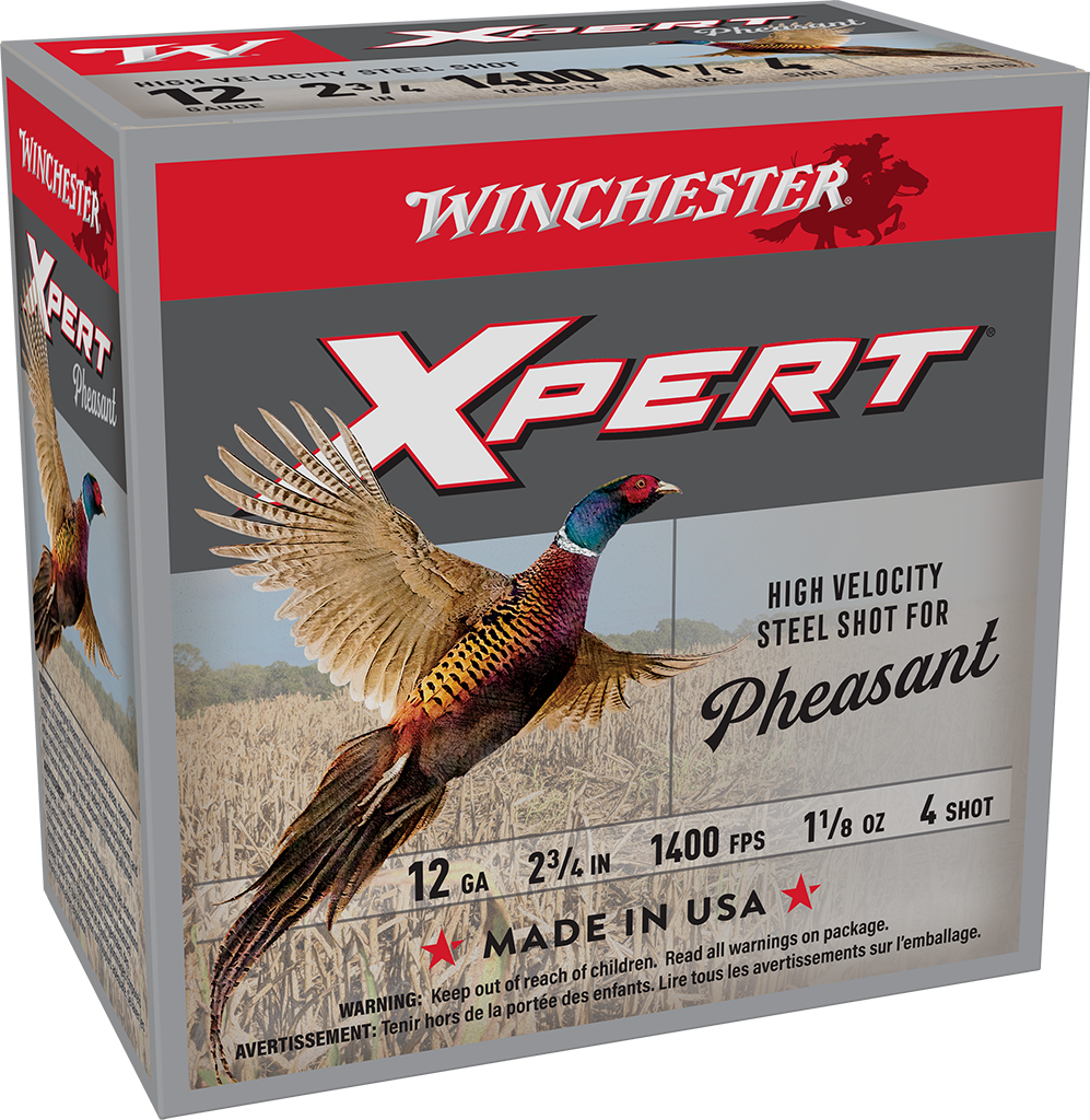 Winchester Ammo Xpert Pheasant 12 Gauge 2.75" 1-1/8 oz #4 Shot 25 Rd - Box or Case