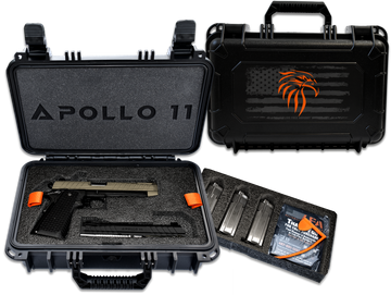 Live Free Armory Apollo 11 Compact 9mm 4.15" 17+1 Semi-Auto Pistol - FDE Cerakote