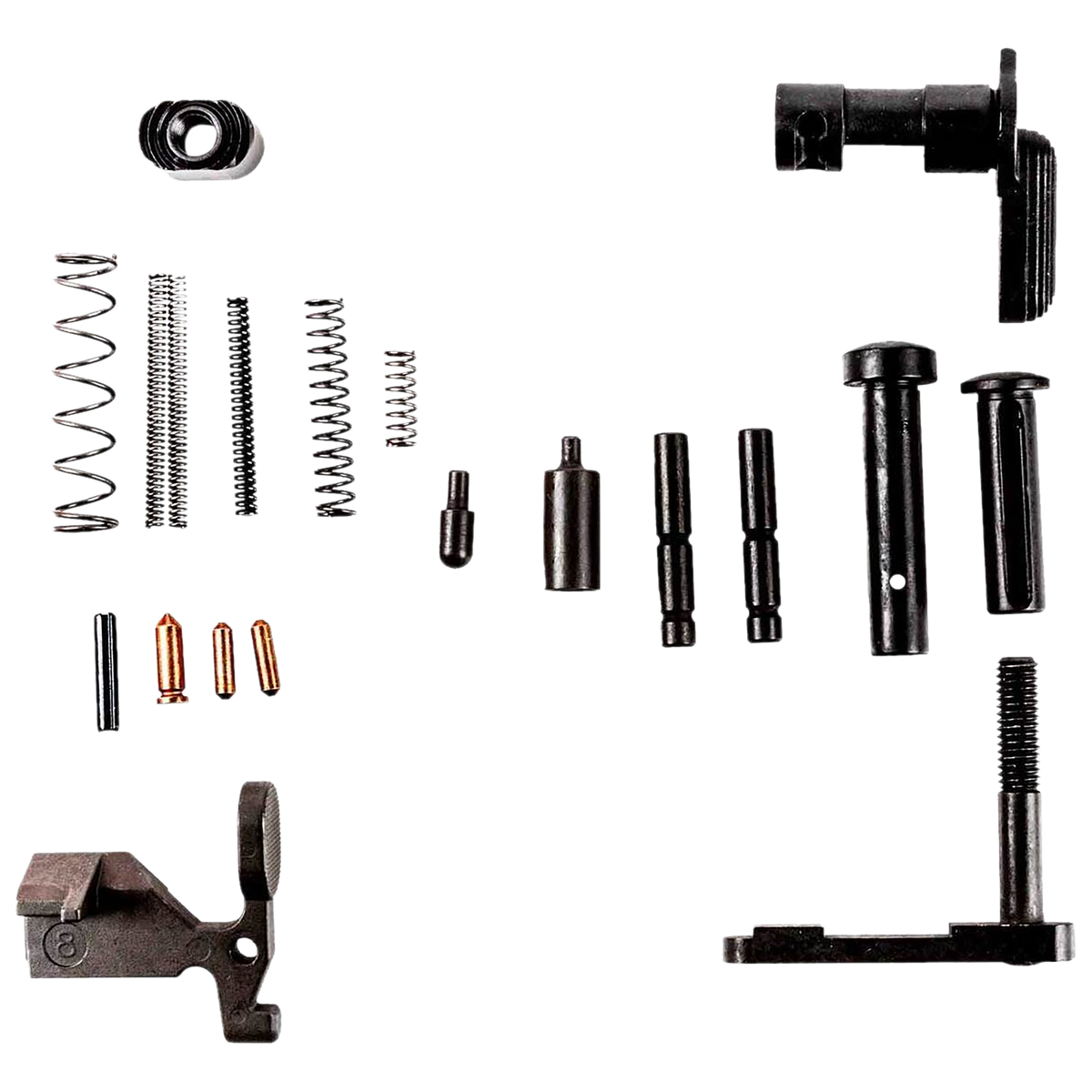 Tapco TAP22037 AR-15 Lower Parts Kit Black Phosphate Steel