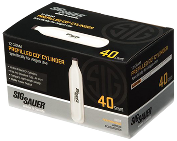 Sig Sauer Airguns AC1240 CO2 Cylinders 12 Gram 40 Per Box