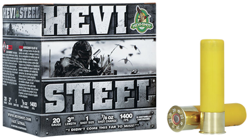 Hevishot HEVI-Steel 20 Gauge 3" 7/8 oz #1 Shot 1400 fps - Box or Case