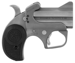 Bond Arms BARN Roughneck 9mm Luger 2.50" 2-Rd Derringer - Rough Matte Stainless