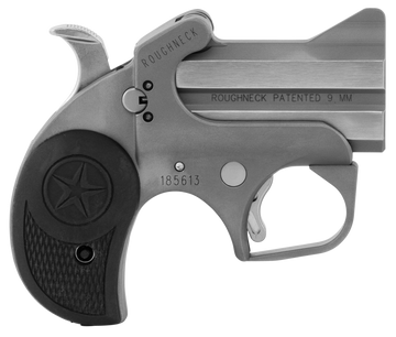 Bond Arms BARN Roughneck 9mm Luger 2.50" 2-Rd Derringer - Rough Matte Stainless