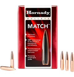 Hornady Match .270 Cal .277 110 gr Boat Tail Hollow Point (BTHP) Reloading Bullets - 100/Box