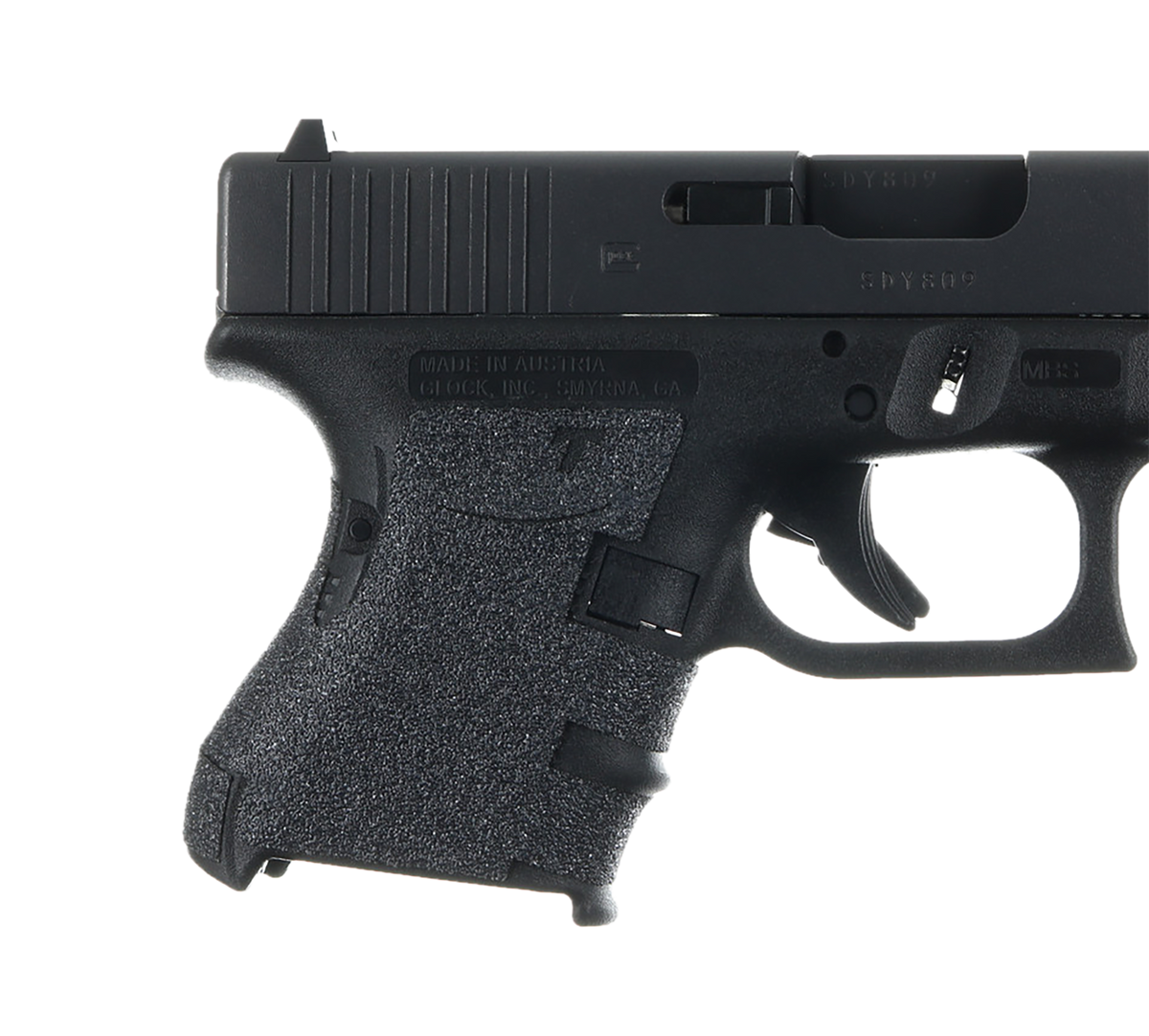 Talon Grips 105G Adhesive Grip for Glock 26/27/28/33/39 Gen3 Black Granulate