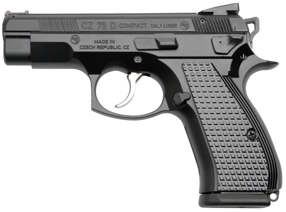 CZ Custom Shop 75 D PCR Compact 9mm Luger 3.90" 15+1 DA/SA Semi-Auto Pistol