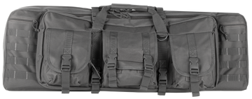 NcSTAR VISM Double Carbine Case 36" Urban Gray PVC Nylon - Foam Padded, MOLLE