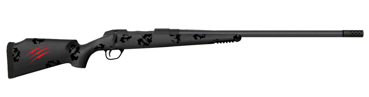 Fierce Firearms CT Rage 6.5 Creedmoor 20" 4+1 Bolt-Action Rifle - Black Cerakote / Blackout Camo